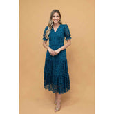 Vestido Francesca | guipir midi
