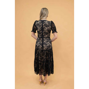 Vestido Francesca | guipir midi