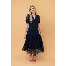 Vestido Francesca | guipir midi