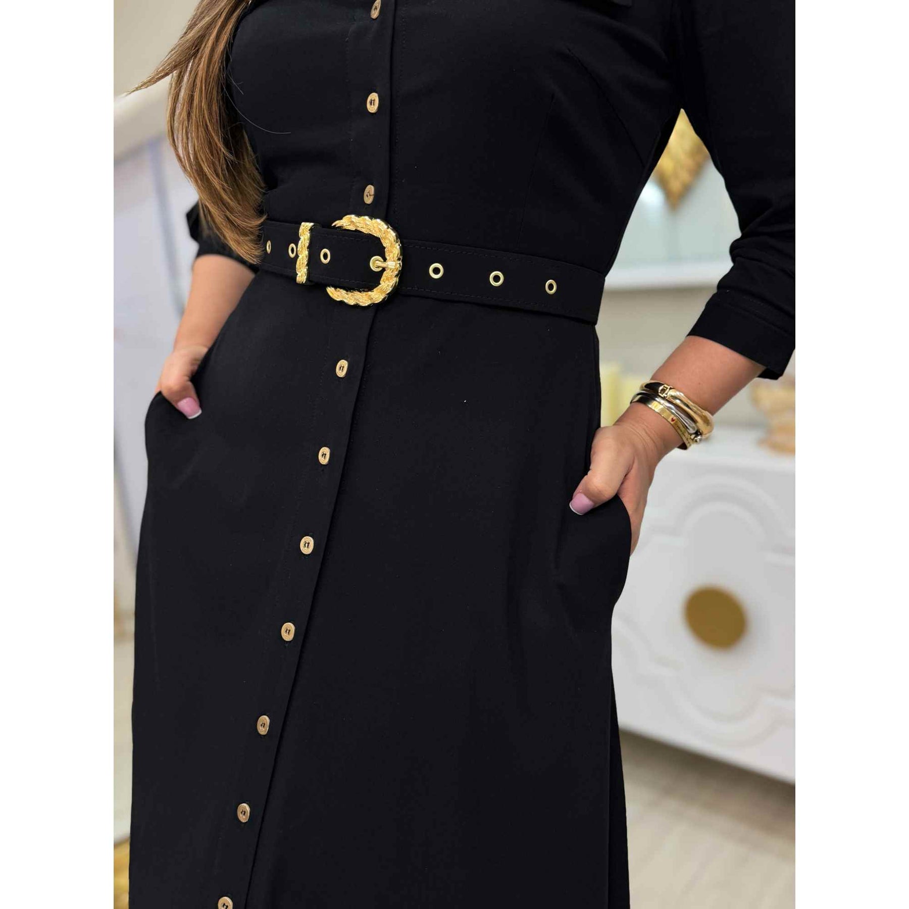 Vestido Helena | Chemise Fibra natural