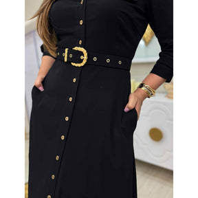 Vestido Helena | Chemise Fibra natural