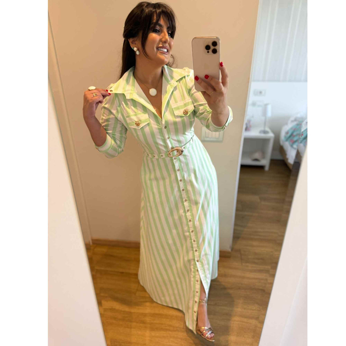 Vestido Helena | Chemise Listrado
