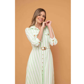 Vestido Helena | Chemise Listrado