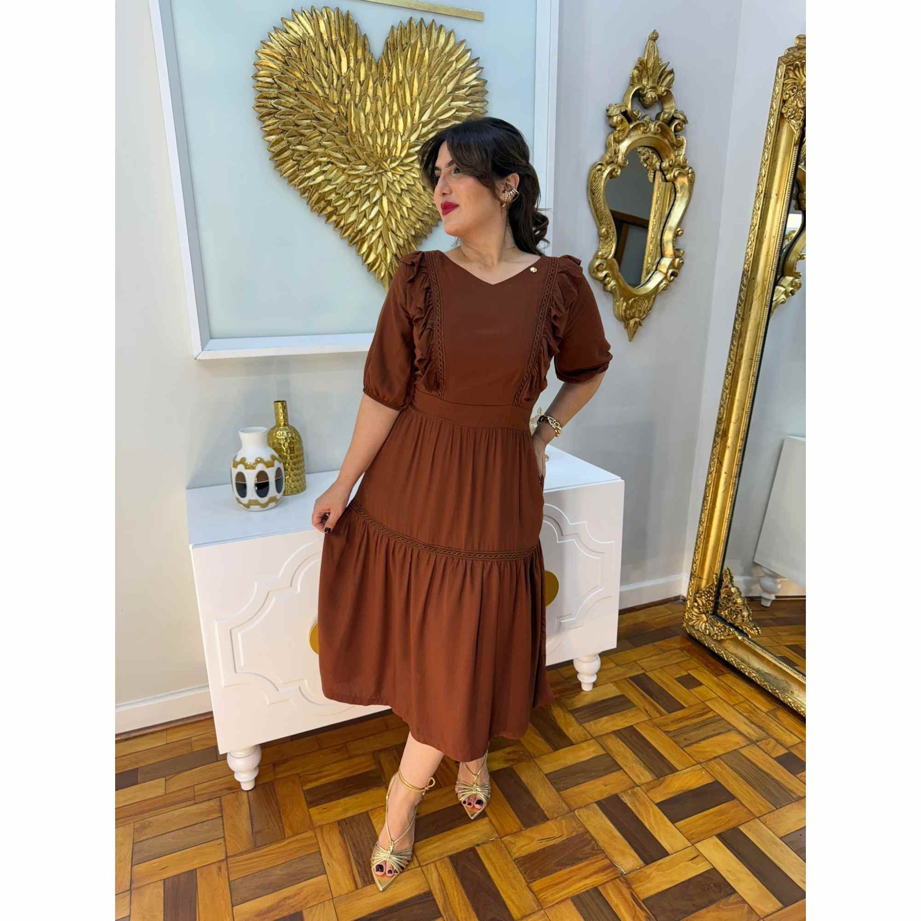 Vestido Jamilly | Viscose Premium