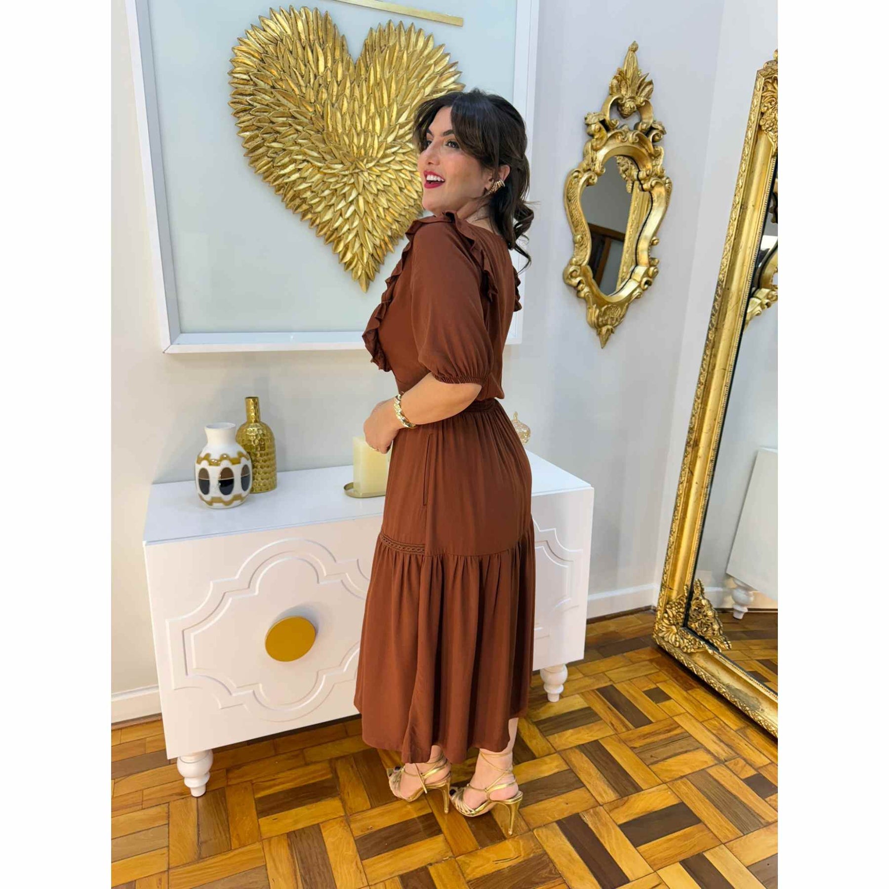 Vestido Jamilly | Viscose Premium