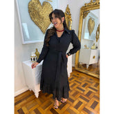 Vestido Lavinia | Chemise fibra natural manga longa