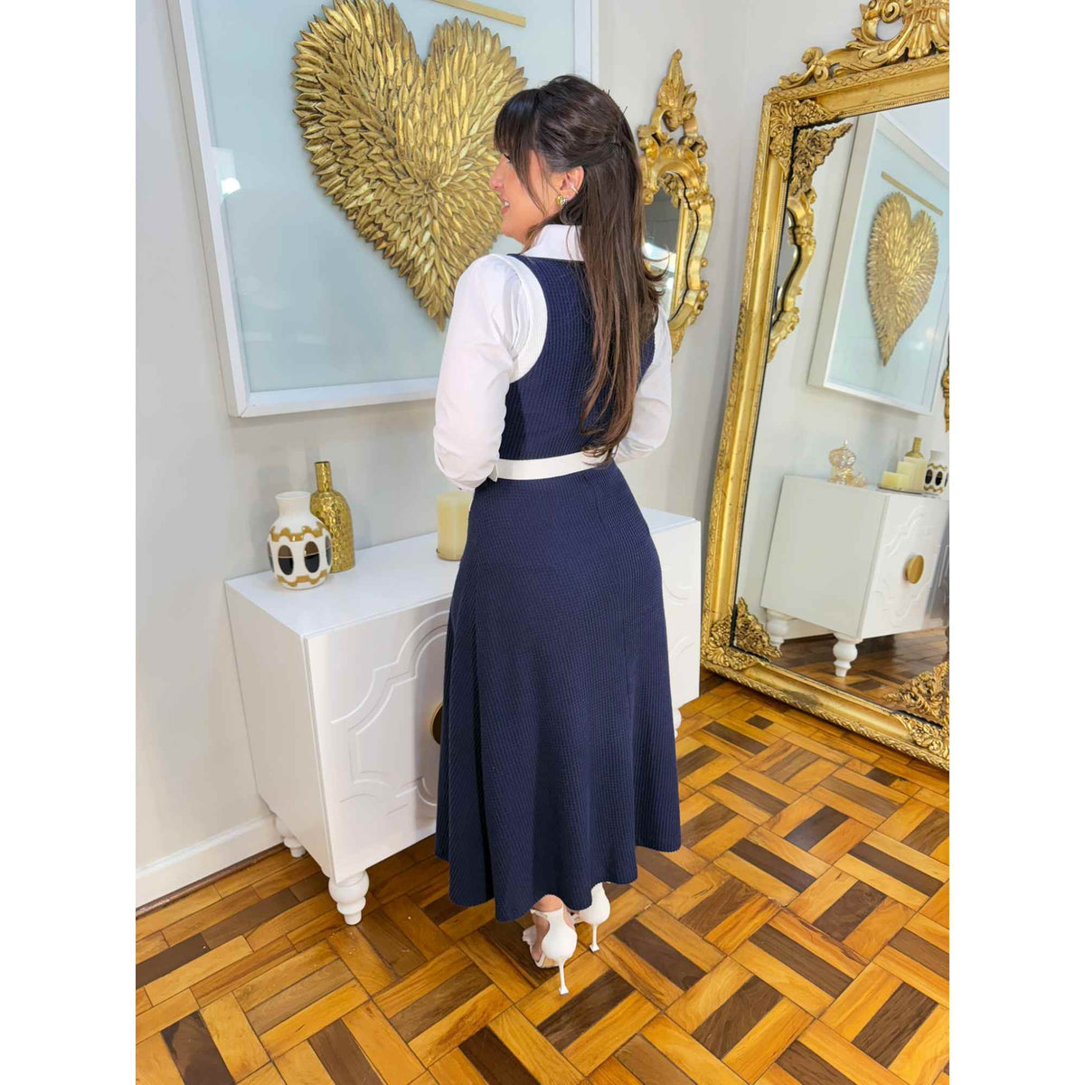 Vestido Salopete Amélie | Chenille Midi
