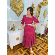 Vestido Viviana | Poá Supermidi Viscose Premium