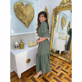 Vestido Viviana | Poá Supermidi Viscose Premium